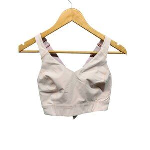 Outdoor Voices Women’s‎ S/M Pink Sports Bra DD Cup Adjustable Cross Strap Back